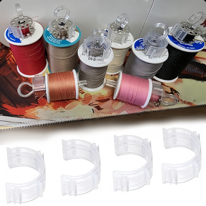 Embroidery Threads - 64 adet İpliği Temiz Tutan Şeffaf