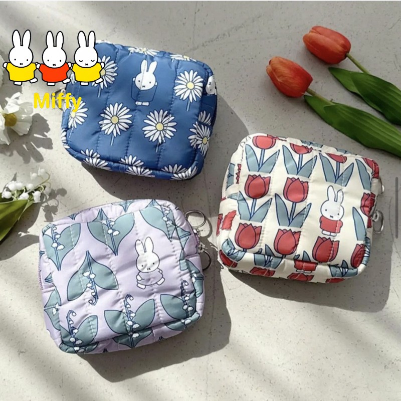 Embroidery Wallet - Kawaii Miffy Makyaj Çantası Japon tarzı