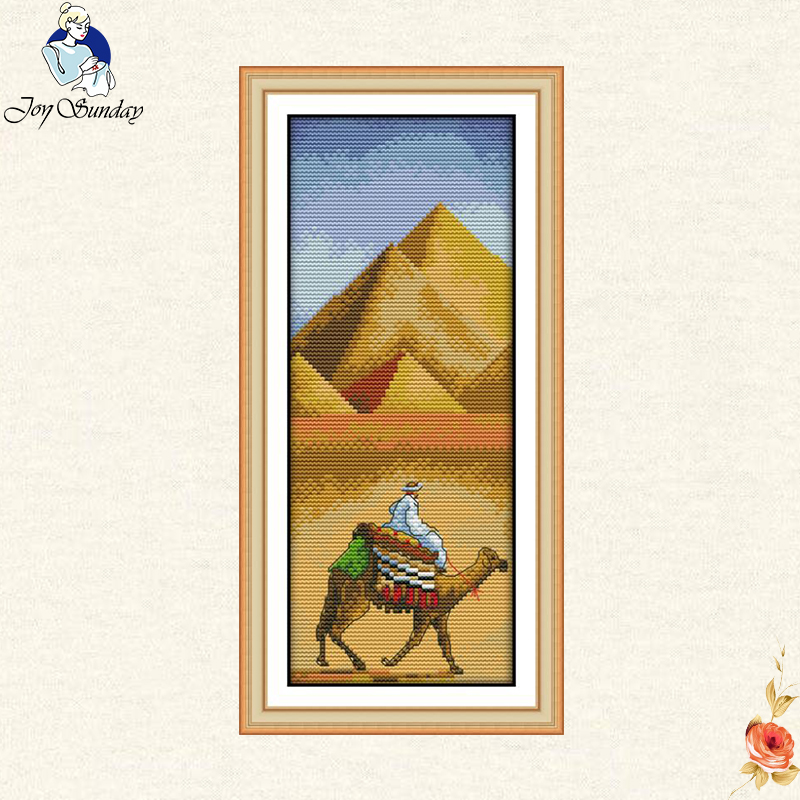 Embroidery In Egypt - Sevinç pazar piramitleri, mısır çin çapraz