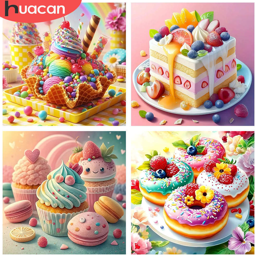 Embroidery Lovers - HUACAN 1 adet Elmas Boyama Dondurma