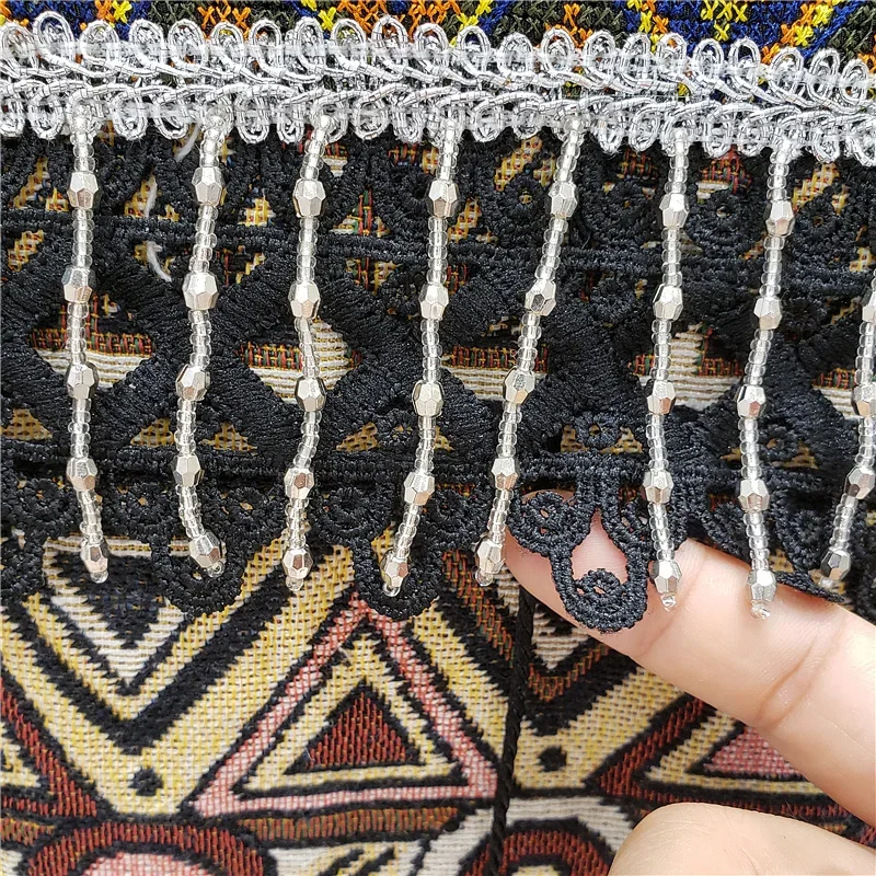 Embroidery Jacket Jeans - Nakış Püskül Denim Ceket Kaban Kadın