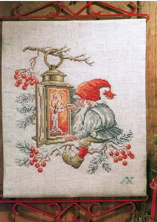 Embroidery Lovers - Güzel sayılan çapraz dikiş kiti, kiraz
