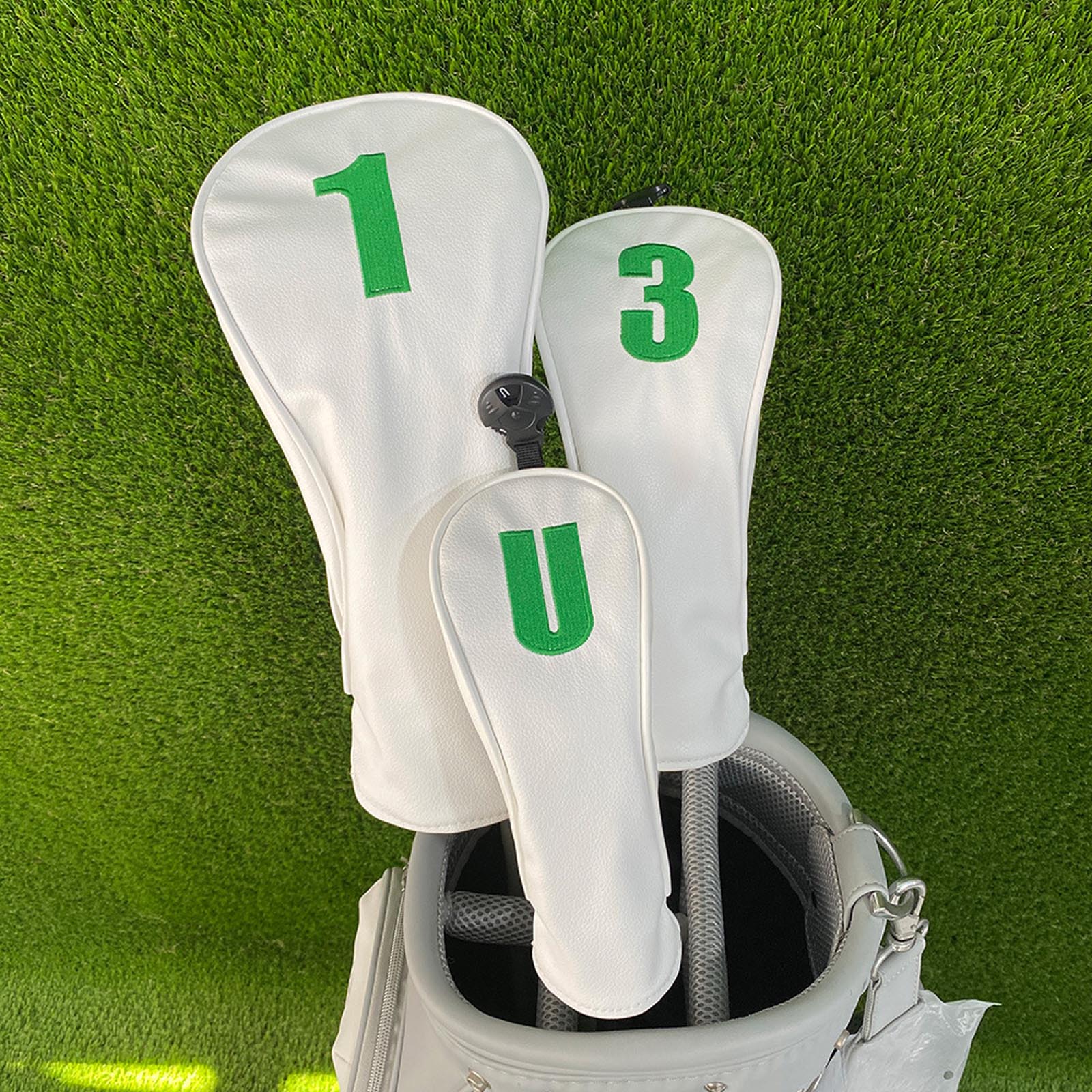 Embroidery Water - Numaralı Nakışlı Golf Sopası Başlığı Elastik