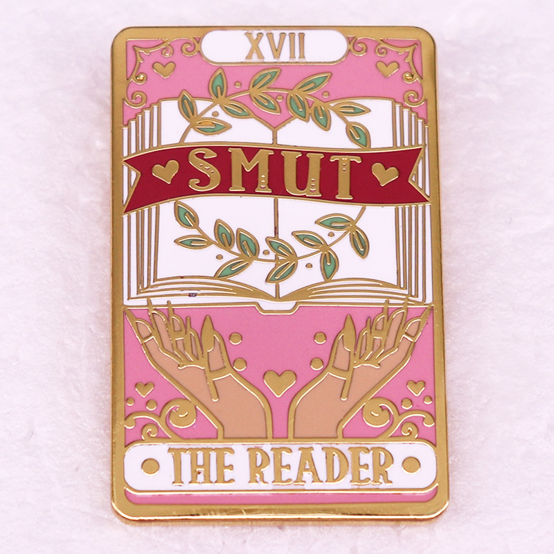 Embroidery Wallet - SMUT Okuyucu Kitabı Emaye Pin Pembe