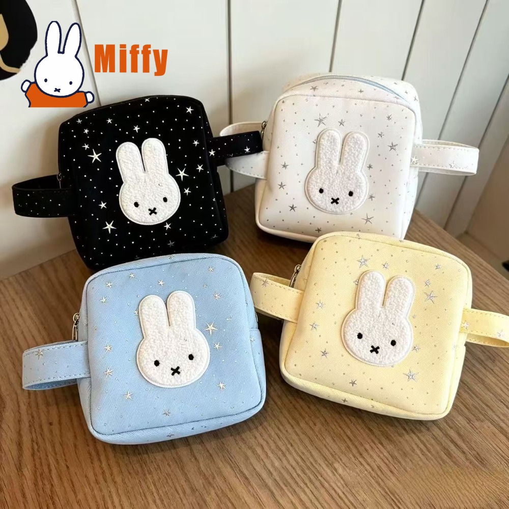 Embroidery Wallet - Kawaii Miffy Mini Kare Mini Saklama