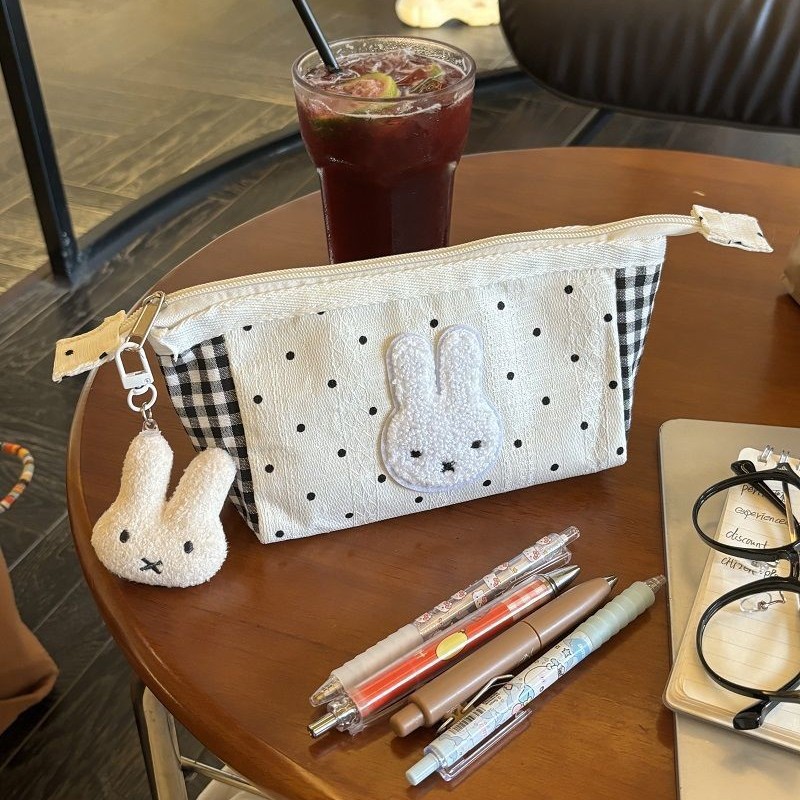 Embroidery Wallet - Miffy Kawaii Büyük Kapasiteli Kalem Kutusu