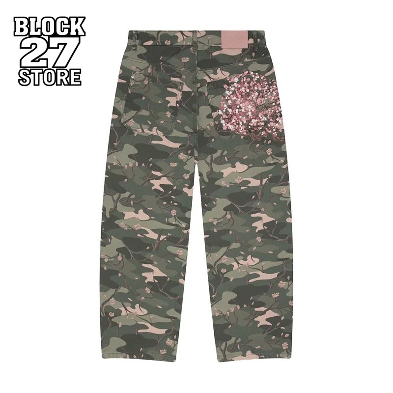 Erkek Kot Y2K Sakura Nakış Kam - Embroidery Jeans Sakura incelemesi ve fiyatı