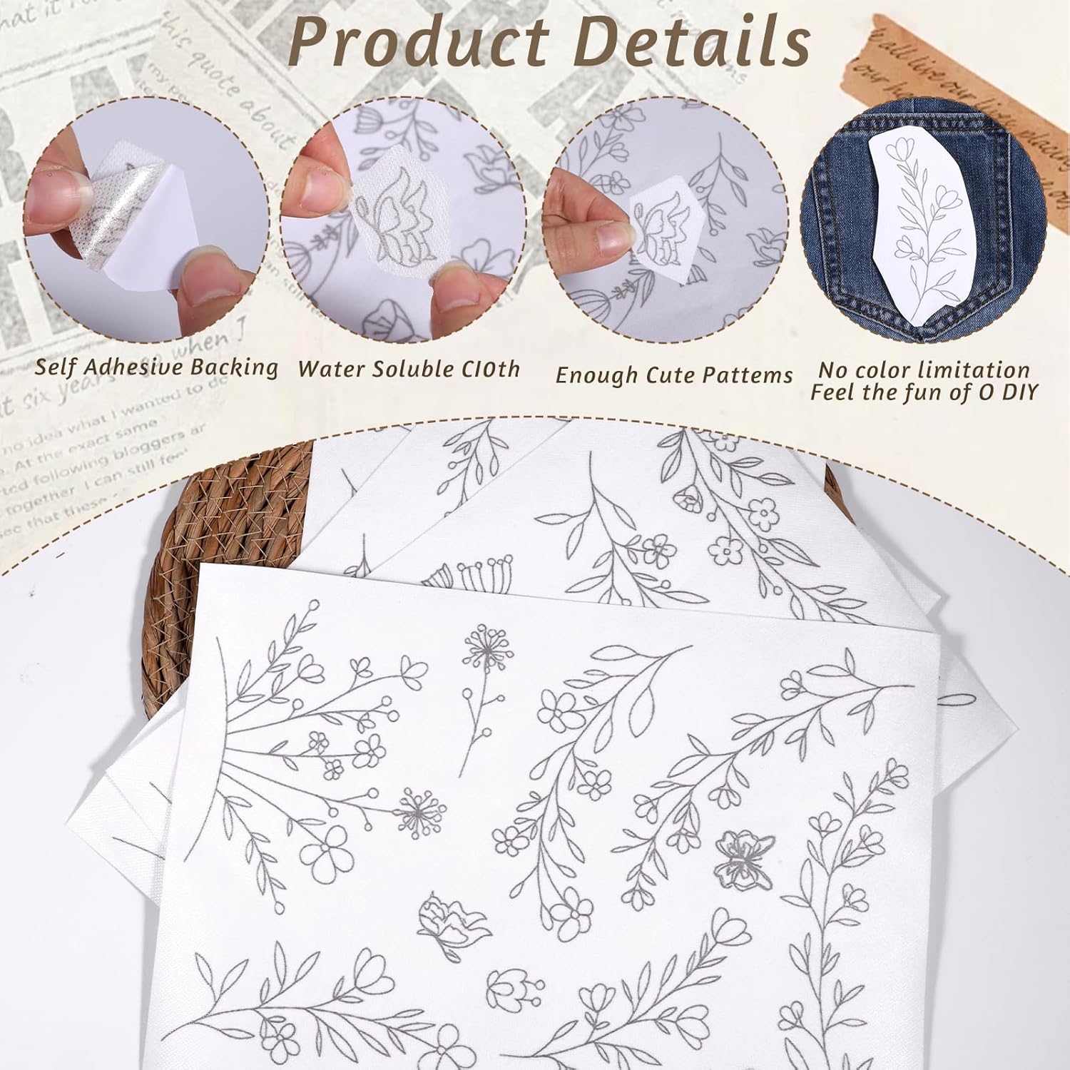 Stick & Stitch Suda Çözünen Na - Embroidery Lovers incelemesi ve fiyatı