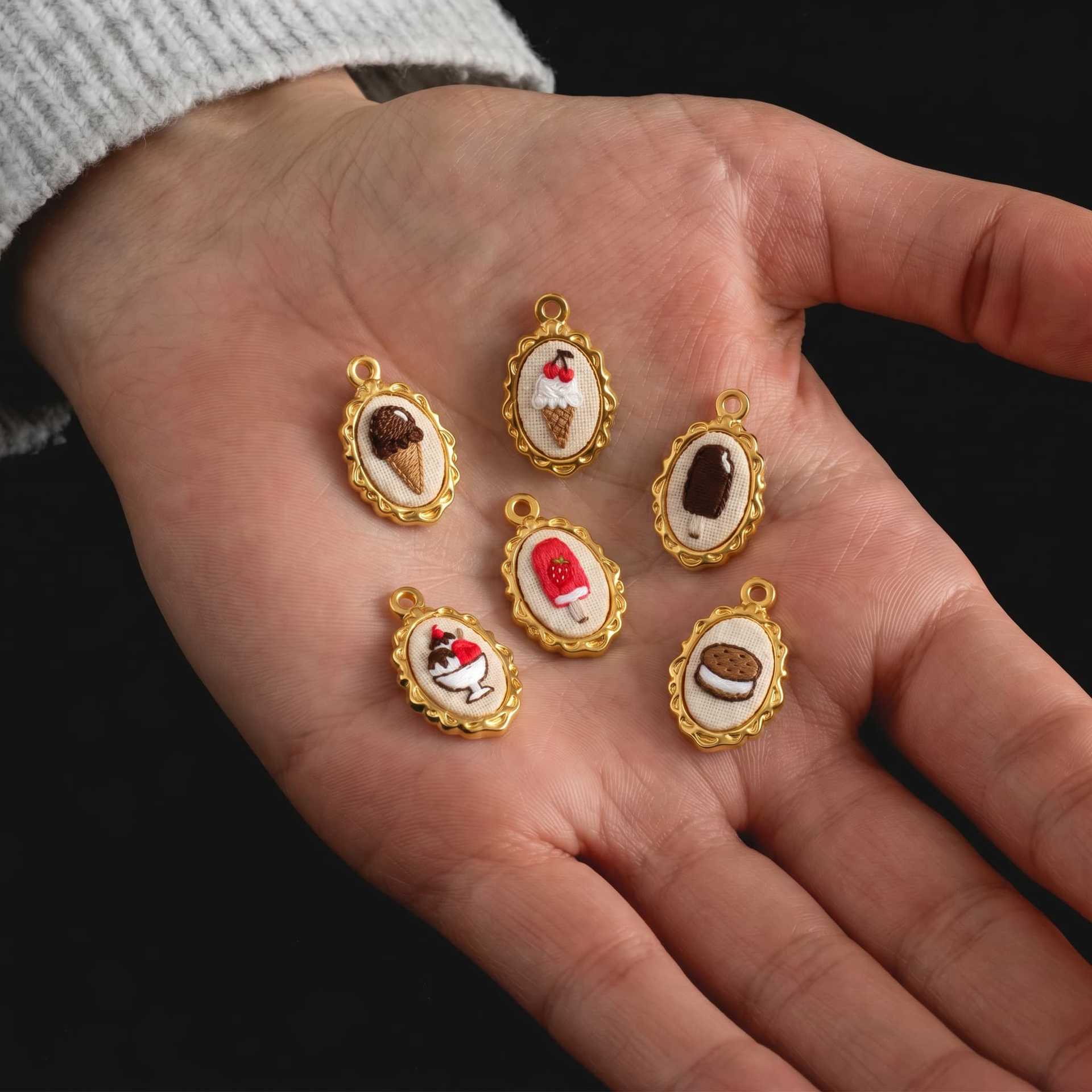 5 adet Paslanmaz Çelik Nakış D - Embroidery Charm incelemesi ve fiyatı