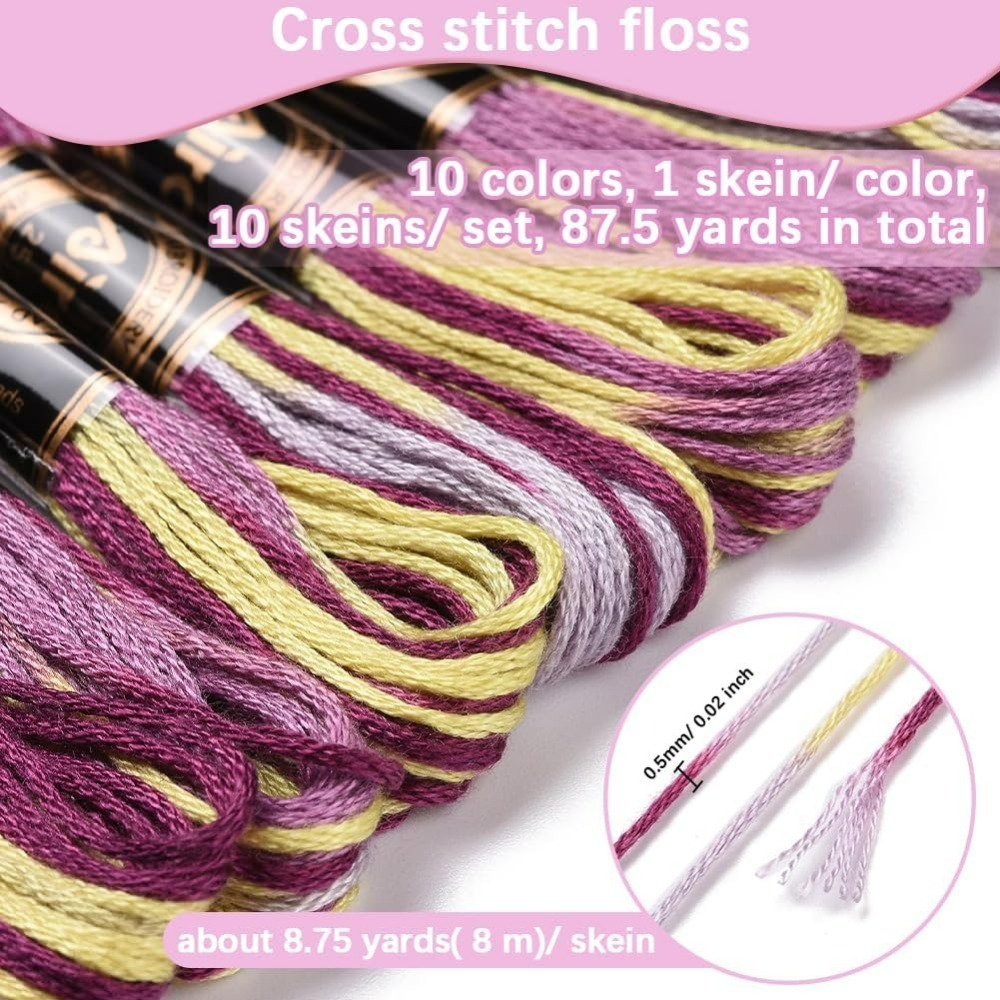 6 Iplikçik Mor Alacalı Nakış I - Embroidery Threads incelemesi ve fiyatı
