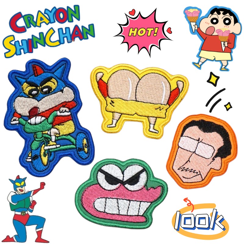 Crayon Shin-chan Nohara Shinno - Embroidery Patches incelemesi ve fiyatı