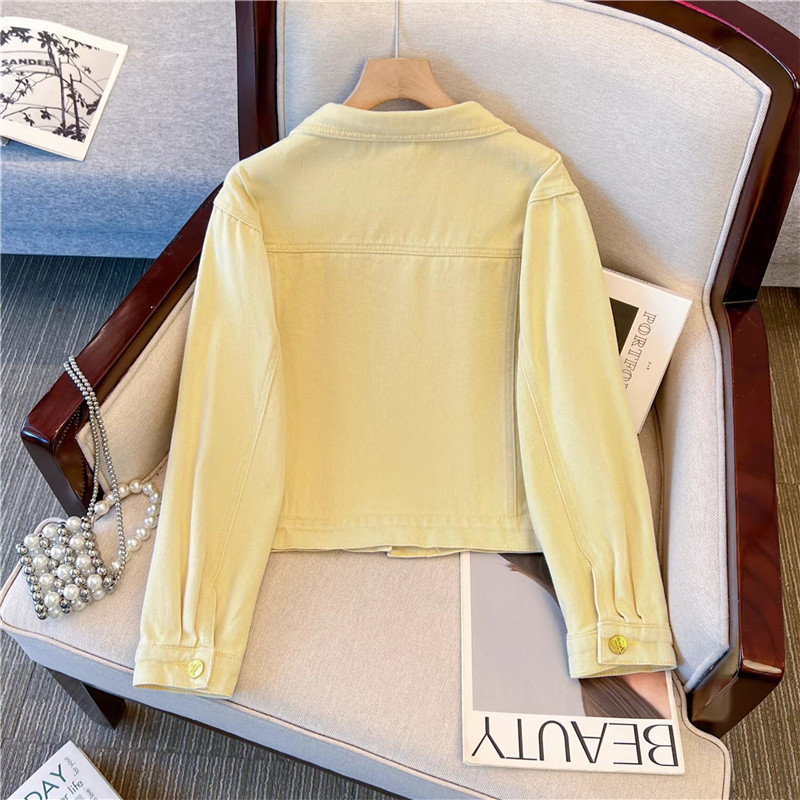 Kore Vintage Çiçek Nakış Sarı  - Embroidery Jacket Jeans incelemesi ve fiyatı