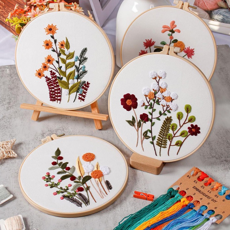 3D Çiçek Bitki Deseni, Yeni Ba - Embroidery Lovers incelemesi ve fiyatı
