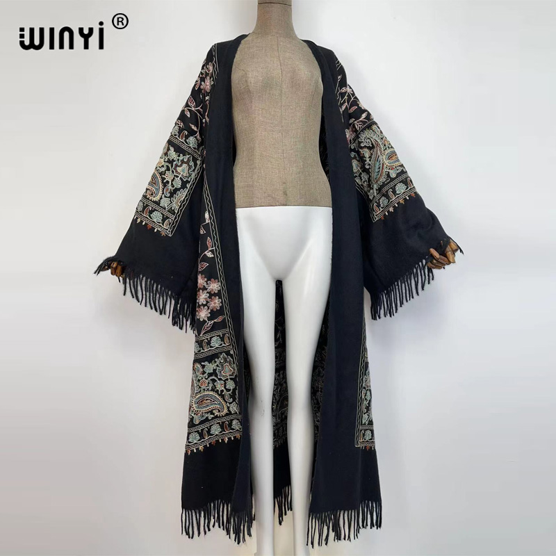 WINYI Kışlık Kadın Püsküllü Pa - Embroidery Pashmina incelemesi ve fiyatı