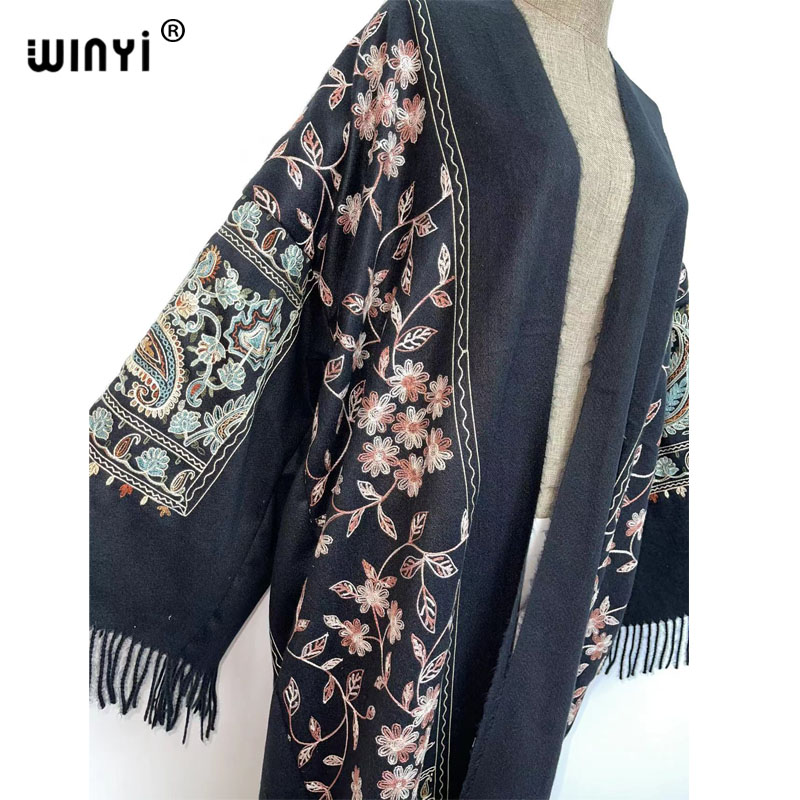 WINYI Kışlık Kadın Püsküllü Pa - Embroidery Pashmina incelemesi ve fiyatı