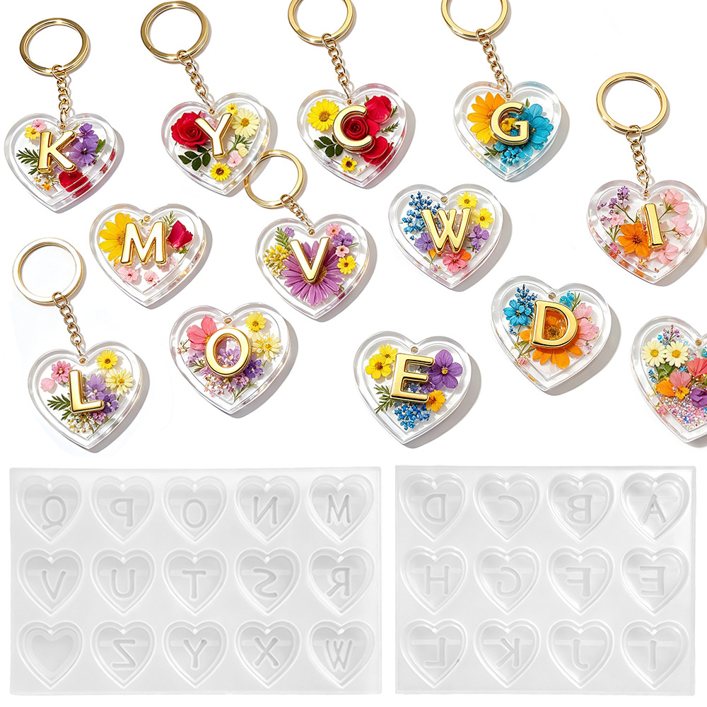 26 Harf ve Kalp Silikon Kalıpl - Embroidery Charm incelemesi ve fiyatı