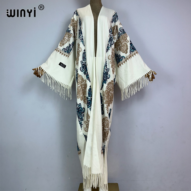 WINYI Kışlık Kadın Püsküllü Pa - Embroidery Pashmina incelemesi ve fiyatı