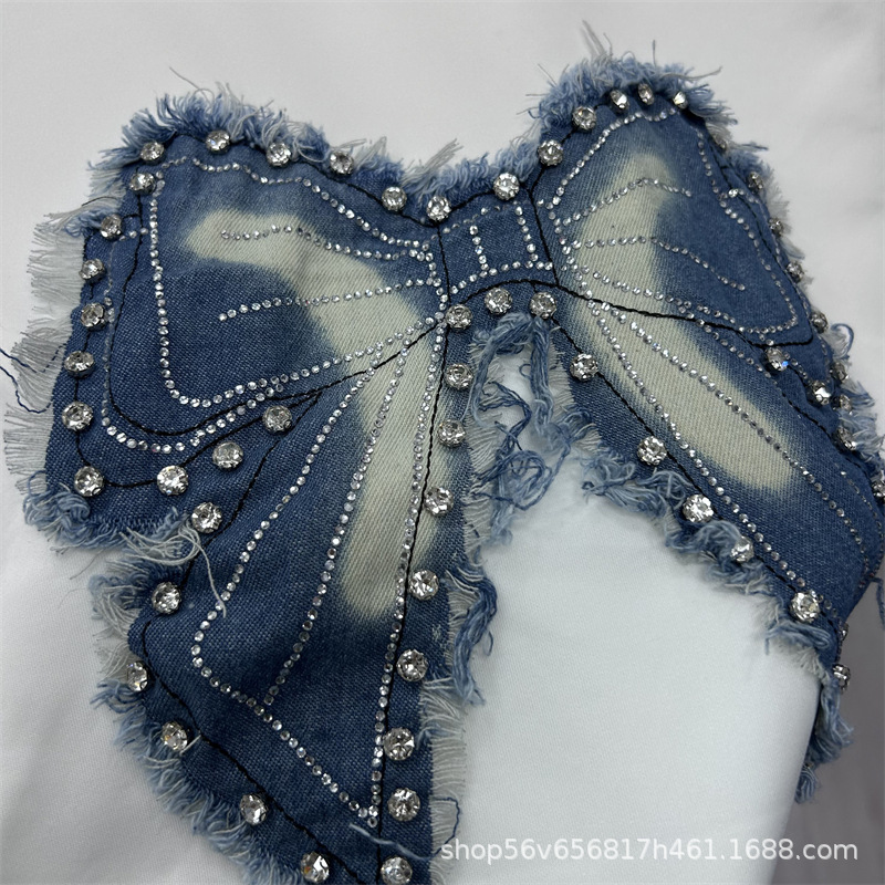 Yeni İlkbahar Yaz Bol Kadın İk - Embroidery On Jeans incelemesi ve fiyatı