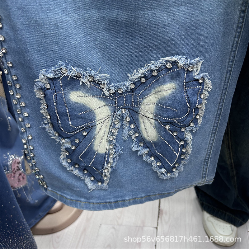 Yeni İlkbahar Yaz Bol Kadın İk - Embroidery On Jeans incelemesi ve fiyatı