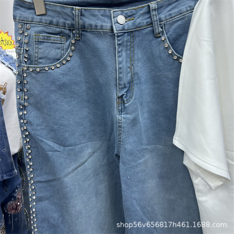 Yeni İlkbahar Yaz Bol Kadın İk - Embroidery On Jeans incelemesi ve fiyatı
