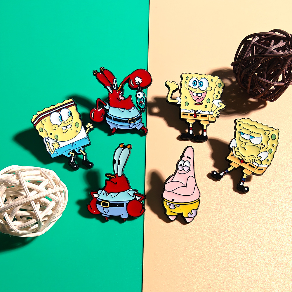 6 adet SpongeBob SquarePants A - Embroidery Textile incelemesi ve fiyatı