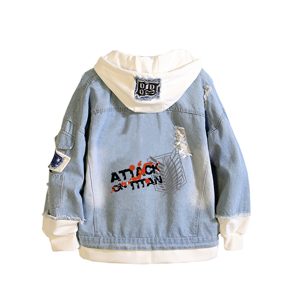 Titan Anime Denim Ceketler İzc - Embroidery On Jeans incelemesi ve fiyatı