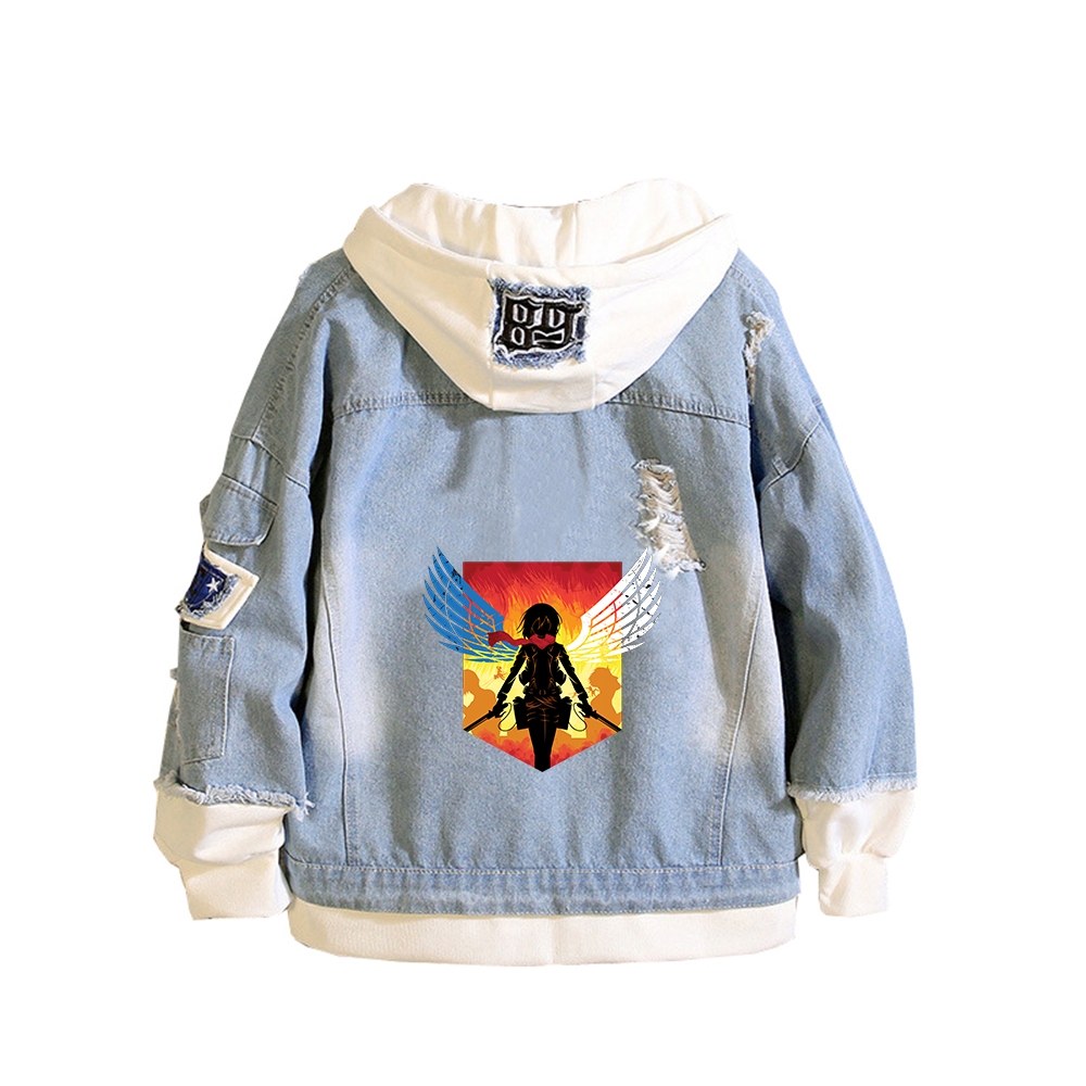Titan Anime Denim Ceketler İzc - Embroidery On Jeans incelemesi ve fiyatı