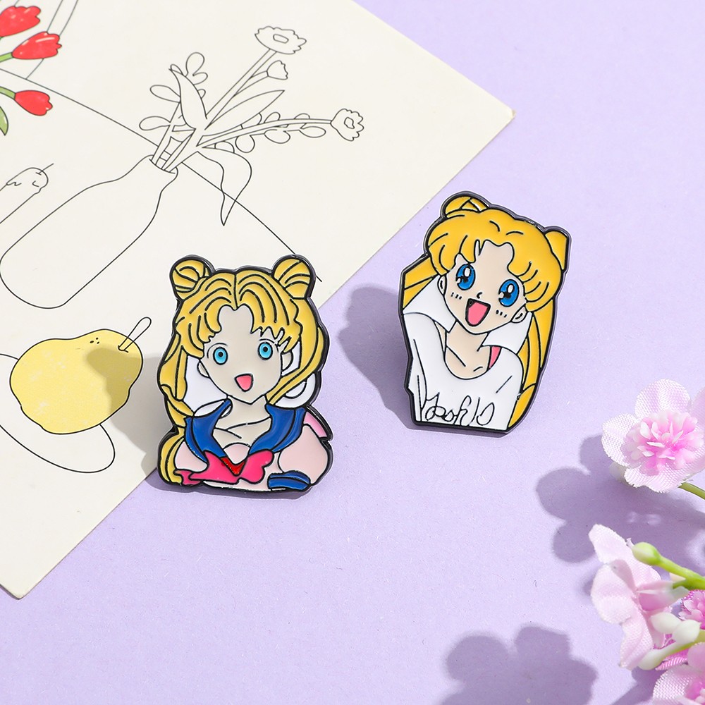 2 Adet Komik Karikatür Broş Se - Embroidery Textile incelemesi ve fiyatı