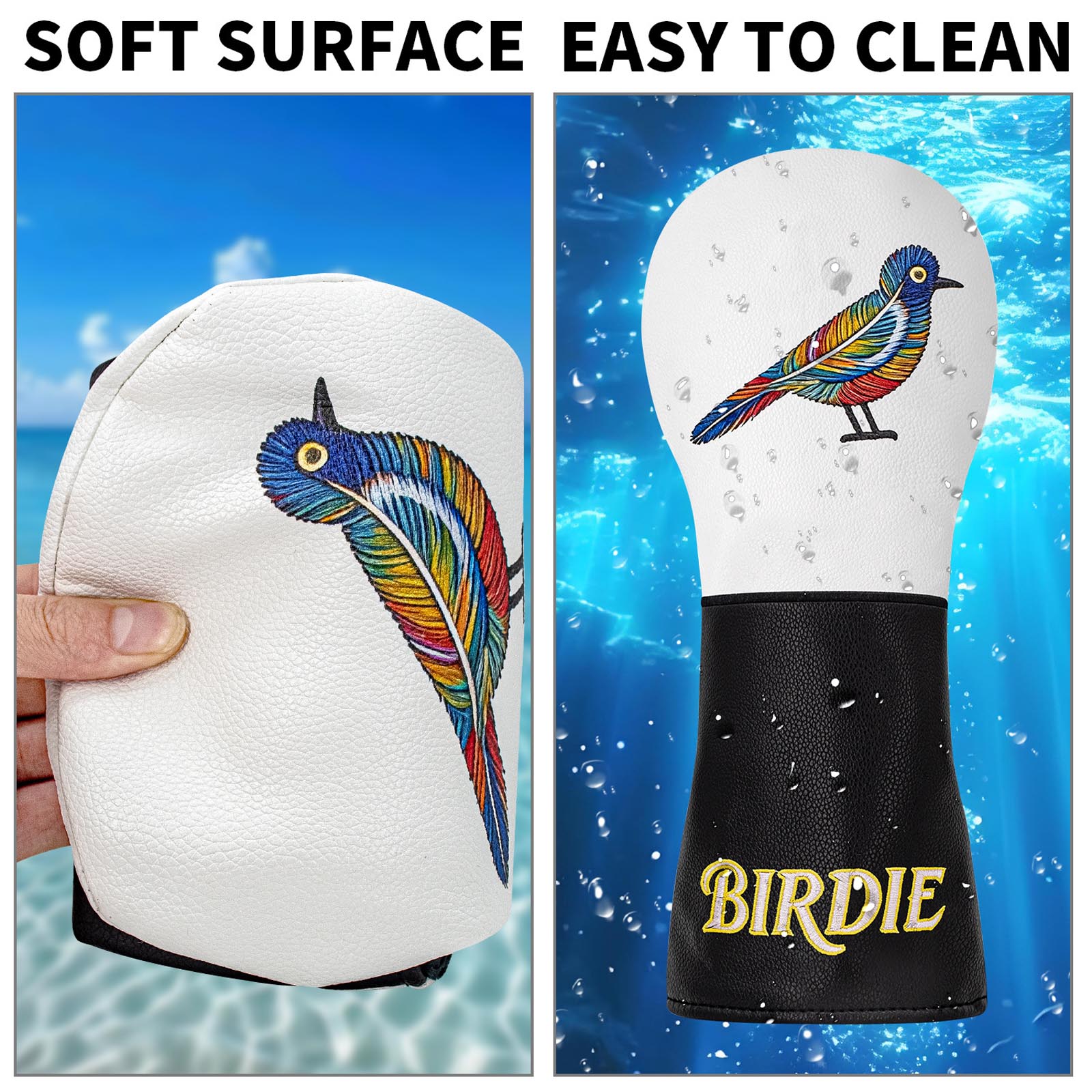 Renkli Kuş Nakışlı Golf Sopası - Embroidery Water incelemesi ve fiyatı