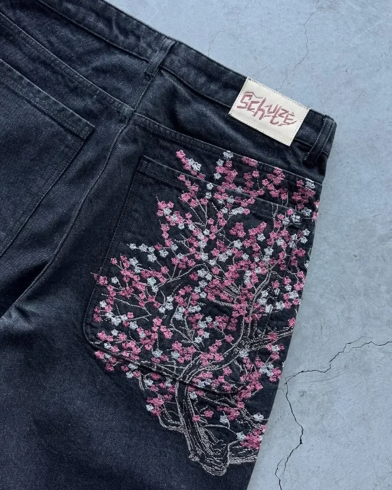 Sakura Cep Nakış Moda Rahat Er - Embroidery Jeans Sakura incelemesi ve fiyatı