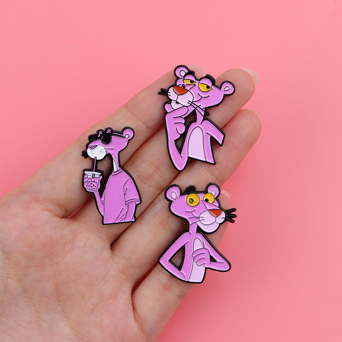 Sevimli Leopar Karikatür Broş  - Embroidery Textile incelemesi ve fiyatı