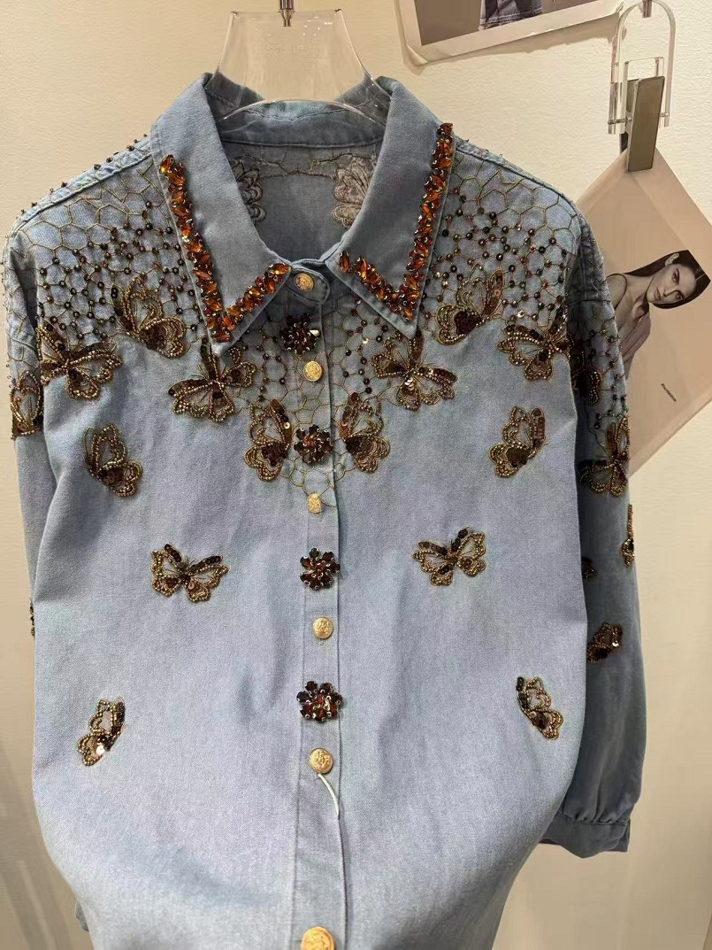 Kadınlar İçin Lüks Tarz Denim  - Embroidery Jacket Jeans incelemesi ve fiyatı