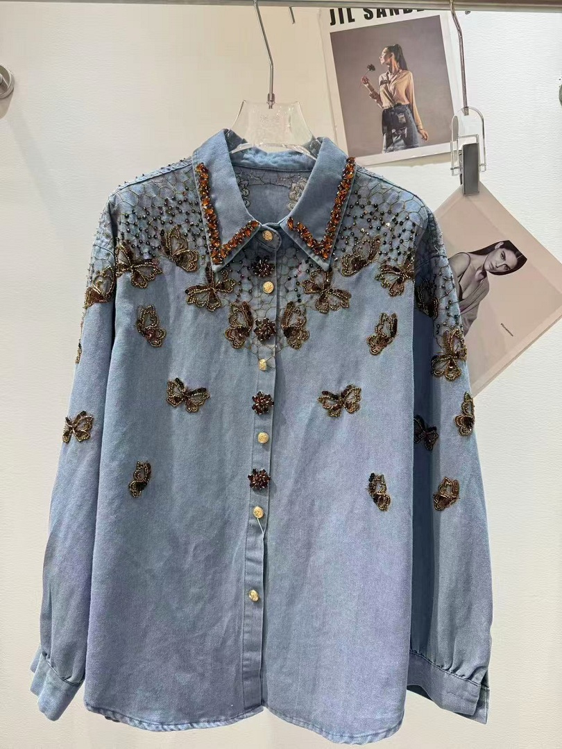 Kadınlar İçin Lüks Tarz Denim  - Embroidery Jacket Jeans incelemesi ve fiyatı