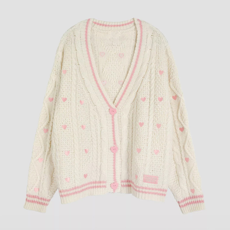 Pembe Kalp Düğmeli Nakış Yamal - Embroidery Lovers incelemesi ve fiyatı