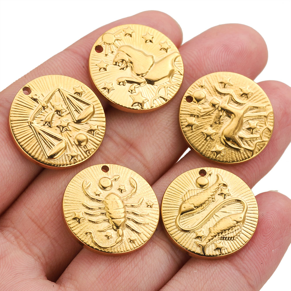 5 adet Paslanmaz Çelik 12 Burç - Embroidery Charm incelemesi ve fiyatı