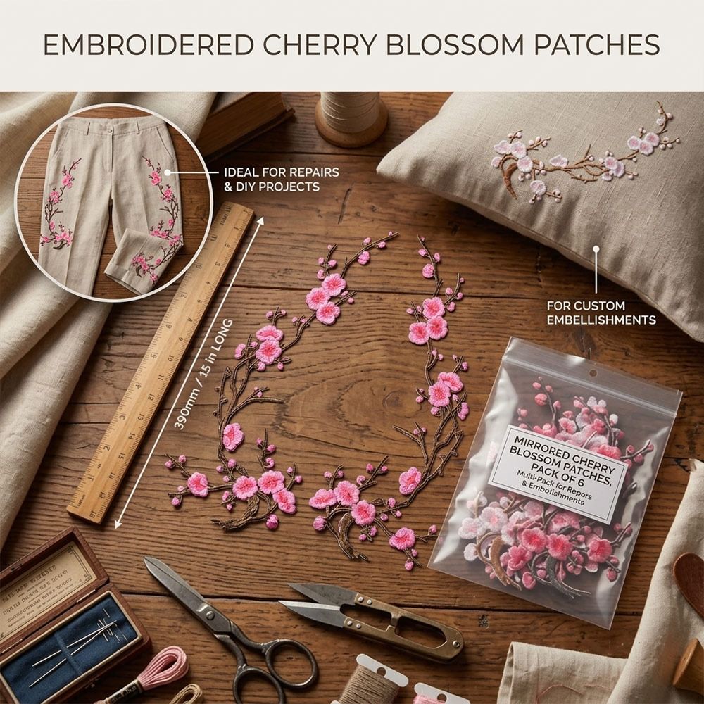 Kendin Yap Kiraz Çiçeği Ütüyle - Embroidery Patches incelemesi ve fiyatı