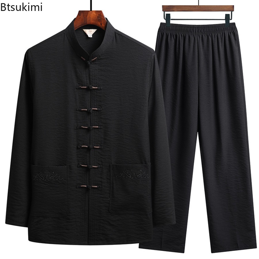 Çin Tarzı Set erkek Bahar Sonb - Embroidery Uniforms incelemesi ve fiyatı